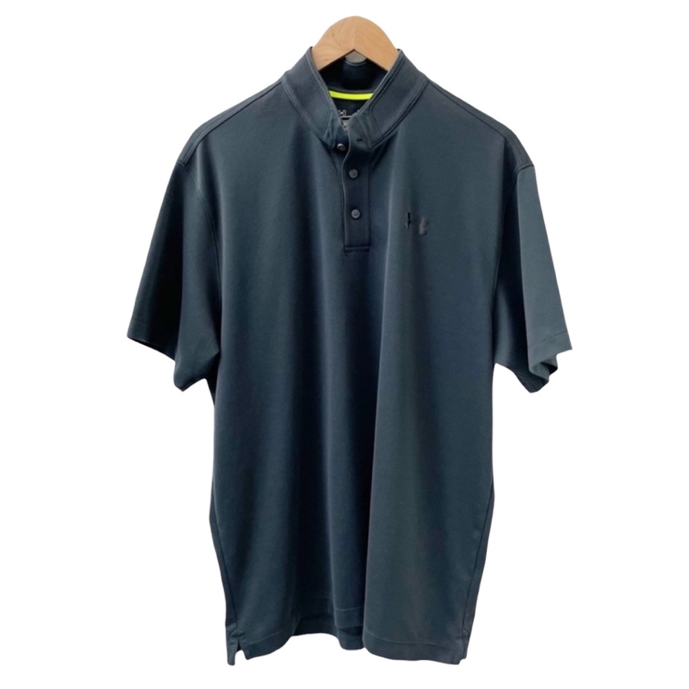 Under Armour Short Sleeve Gray Polo Shirt Size XL